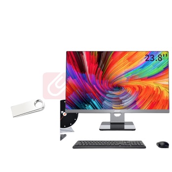 宏基 23.8英寸一体机台式电脑整机高配办公家用 C24-710S 4G 128G+1T 2G独显 win10 23.8寸