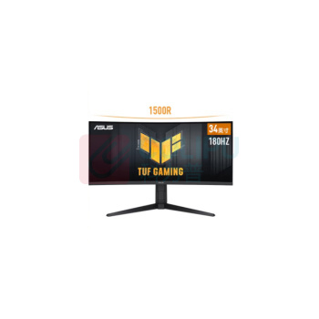 华硕 ASUS 34英寸电竞显示器2K 战影VG34VQL3A WQHD曲面带鱼屏