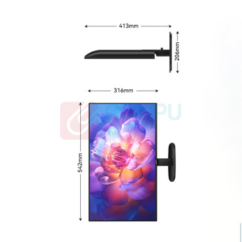 飞利浦 PHILIPS 显示器 24B2N2100 23.8英寸 100Hz 硬件防蓝光TUV LGD-IPS 护眼 98.7%sRGB HDMI+VGA 黑色