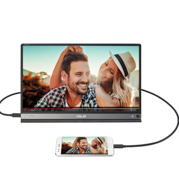华硕 ASUS 显示器 MB16AMT 1920×1080 60Hz 15.6英寸 Type-C;HDMI 平面 IPS
