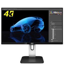 AOC 显示器 U27P1U 27英寸4K 高清低蓝光 IPS HDMI+DP 旋转升降 显示器
