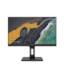 冠捷 AOC 显示器 U27P2C 27英寸4K IPS屏幕 27” HDMI+DP+USB+Type-C 旋转升降 TUV低蓝光