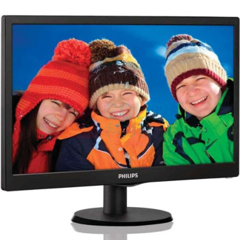 飞利浦(Philips) 193V5LSB25 18.5英寸 电脑显示器 (计价单位：台) 黑色
