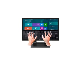 飞利浦 PHILIPS 显示器 242B9T 23.8英寸 DP+HDMI+DVI+VGA 十点电容触摸屏 升降倾斜 IP54级防尘防水屏 3年质保