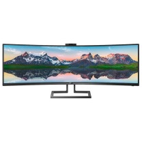 飞利浦 PHILIPS 显示器 499P9H1 49英寸 双2K Type-C+DP+HDMI 32:9超宽曲面 升降底座 HDR400 65W Type-C反向充电 3年质保