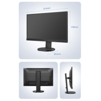 飞利浦 PHILIPS 27英寸办公显示器 IPS屏 升降旋转 电脑显示屏 276B9