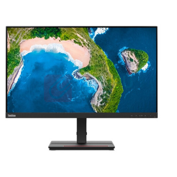 联想 LENOVO 显示器 S24E-20 23.8英寸 屏幕三面窄边 VGA+HDMI 接口 HDMI线 一年保修