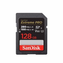 闪迪 SANDISK SD存储卡 数码相机内存卡读速280MB/s 写速100MB/s 支持V60高清视频 畅快连拍 