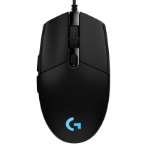 罗技 Logitech 有线鼠标 G102 有线+USB (黑色) 200-8000dpi中手适用