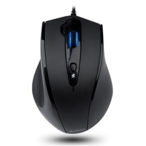 双飞燕 有线鼠标 N-810FX USB (黑色) 3200dpi中手适用