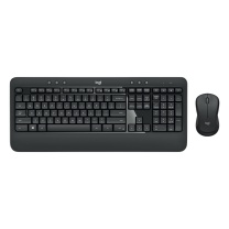 罗技 Logitech 无线键鼠套装 MK540 带2.4G接收器-USB (黑色)