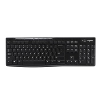 罗技 Logitech 无线键盘 K270 带2.4G接收器-USB (黑色)