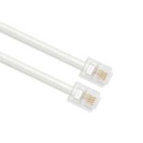 酷比客 L-CUBIC 4芯纯铜电话线 LCLN364W15 6P4C/15米 (白色)
