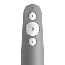 罗技 Logitech 激光笔 R500 无线蓝牙双连 Mac iOS兼容 (灰色) 红光