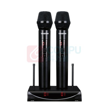 得胜 TAKSTAR U段可调频无线麦克风 X3 一拖二便携式USB供电无线话筒