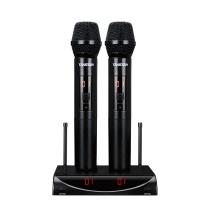 得胜 TAKSTAR U段可调频无线麦克风 X3 一拖二便携式USB供电无线话筒
