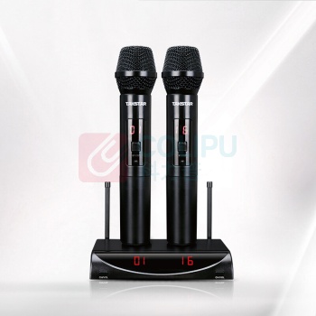 得胜 TAKSTAR U段可调频无线麦克风 X3 一拖二便携式USB供电无线话筒