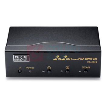 胜为 shengwei 视频切换器 VS-2522 二进二出 VGA  (宁德核电专用)