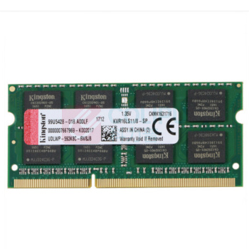 金士顿 笔记本内存 DDR3 1600 8GB 1.35v电压(KVR16LS11/8 KVR16S11D6A/8)型号随机