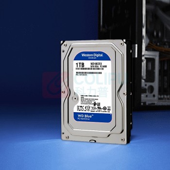 西部数据 WD 台式机械硬盘 WD10EZEX 蓝盘 1TB 