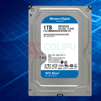 西部数据 WD 台式机械硬盘 WD10EZEX 蓝盘 1TB 