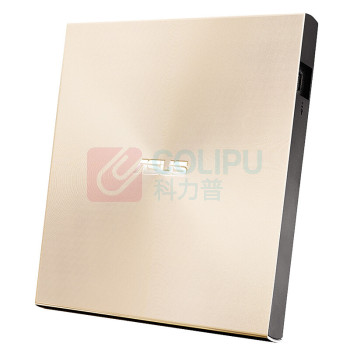 华硕 ASUS 外置DVD刻录机 SDRW-08U9M-U USB/Type-C接口 (金色) (兼容苹果系统)