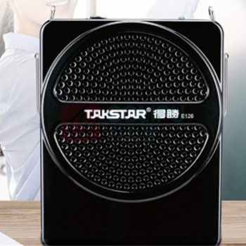 得胜 TAKSTAR 便携式小蜜蜂扩音器 E126 (黑色)