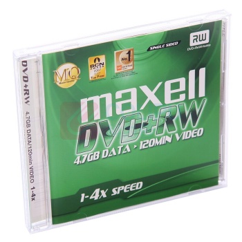 麦克赛尔 maxell 光盘 DVD+RW 单片装 4速 4.7G 可擦写