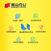 金山 应用软件 WPS Office 2023专业增强版 (含PDF版)一年订阅