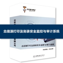 北信源 打印刻录安全监控与审计系统 专用平台版V6.0 单机版