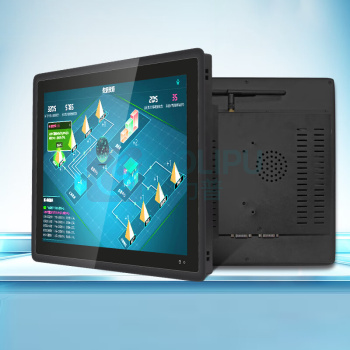 腾裕 电容触摸屏工控机 i7-8565U 15.6英寸,内存8G/256G固态硬盘,Win10 壁挂式