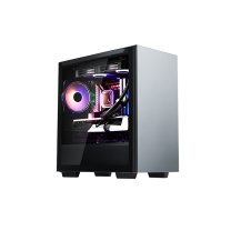 九州风神 DEEPCOOL 电脑机箱 游戏机箱 M-ATX, 磁吸侧板, 内置显卡支架, 兼容30系显卡, 240冷排
