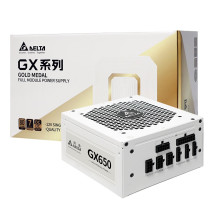 台达 电脑电源 GX650 额定650w 支持背线/智能温控/12V单路设计/额定功率/七年保固