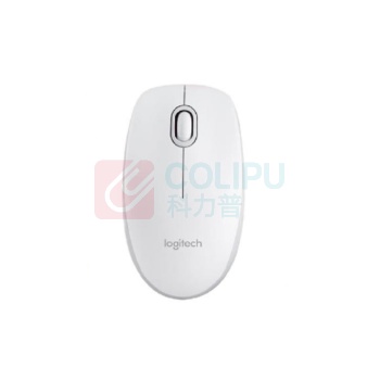 罗技 Logitech 有线鼠标 大手鼠标 M100r USB接口 (白色)
