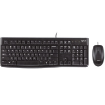 罗技 Logitech 有线键盘鼠标套装 MK120 