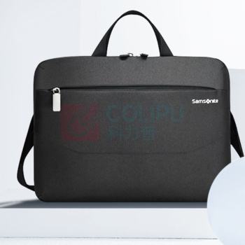 新秀丽 Samsonite 电脑包手提包男女商务背包公文包苹果华为笔记本电脑包 15.6英寸 BP5*09101 黑色 