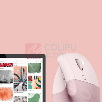 罗技 Logitech 人体工学鼠标 Lift 