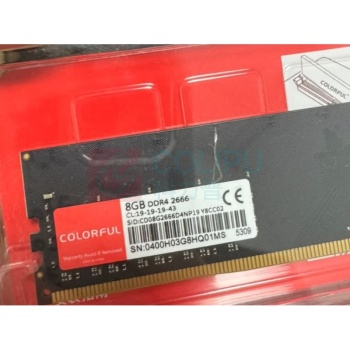 七彩虹 Colorful 内存条 8GB DDR4 2666 普条系列C19 openclaw兼容
