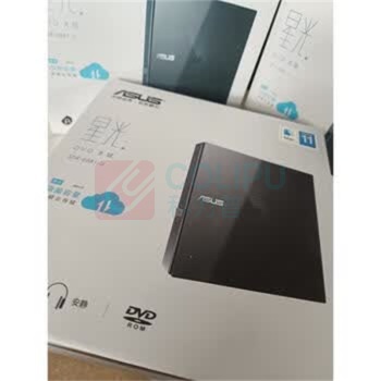 华硕 ASUS DVD只读光驱 SDR-08B1-U 8倍速 USB 轻薄便携式外置