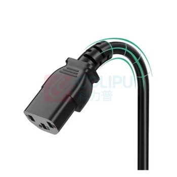 鲁橙 电源延长线 LC07C16 铝芯 1米 (黑色)