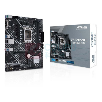 华硕 ASUS 主板 PRIME H610M-E D4 CPU 12600KF/12100F/12400F(Intel H610/LGA 1700)