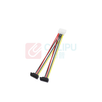 北工 4PIN转SATA15PIN电源线 1分2 20cm长