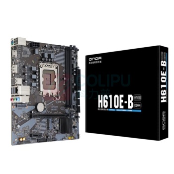 昂达 ONDA 主板 H610E-B Intel H610 /LGA 1700 支持G6900/12100/13100 (经典黑)