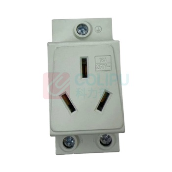 SRK 3孔导轨式插座 AC30 16A250V77*36mm30个/包
