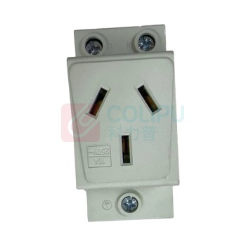 SRK 3孔导轨式插座 AC30 16A250V77*36mm30个/包