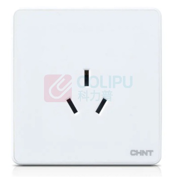 正泰 CHNT 明装三孔插座 86型 220V 16A