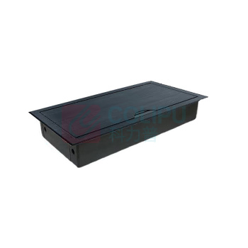 极一 隐藏内嵌式插排 1个五孔电源+HDMI+网口+USB+TYPEC (黑色)