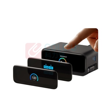 安克 ANKER 100W多口氮化镓桌面充电器 A91C8 插排+充电器+70cm伸缩快充线 (白色)