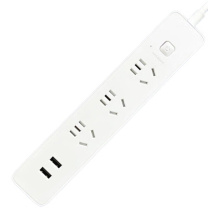 公牛 BULL USB插座 GN-UUA123 总控3位五孔+2USB 1.5米 (白色) 10007489