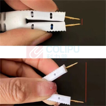公牛 BULL LED灯带插头 220V 高压通用二线电源转换连接器两针接口
